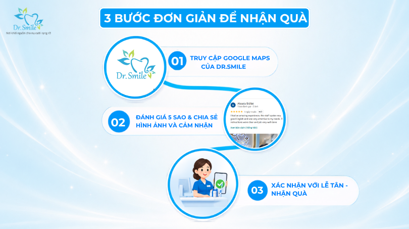 Hướng dẫn để lại đánh giá nhanh chóng, đơn giản
