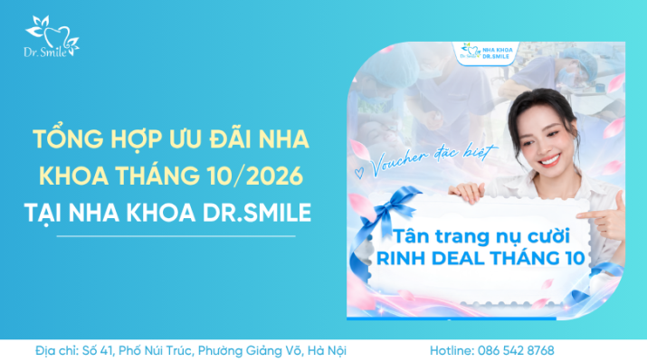 ưu đãi nha khoa tháng 10